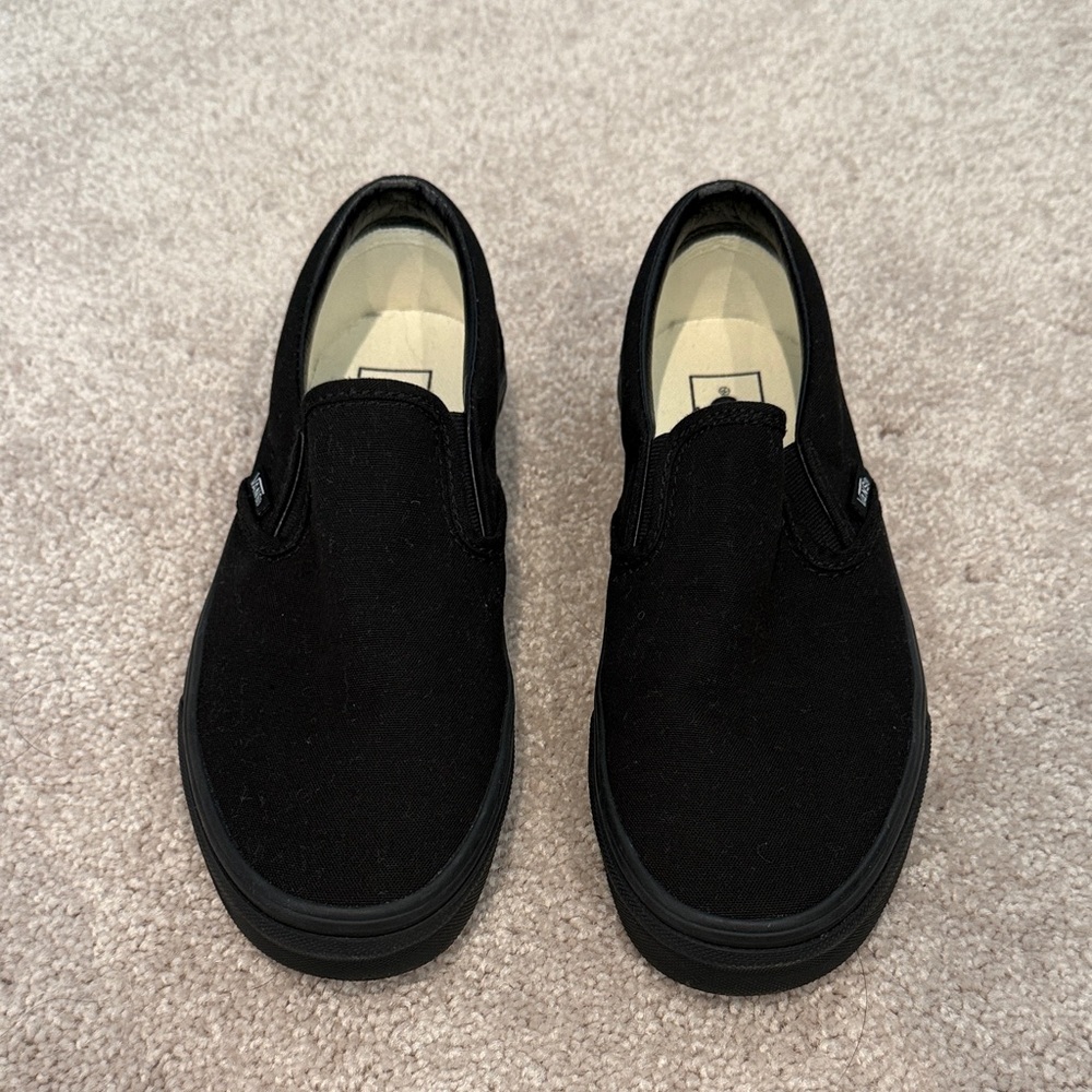 Vans Black Slip-On Sneakers